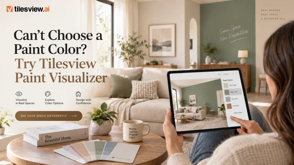 Kas te ei saa värvi värvi valida? Proovige Tilesview Paint Visualizerit