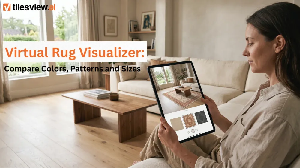 Virtuaalne vaipade visualiseerija: võrrelge värve, mustreid ja suurusi